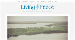 Desktop Screenshot of living-peace.com