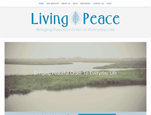 Tablet Screenshot of living-peace.com